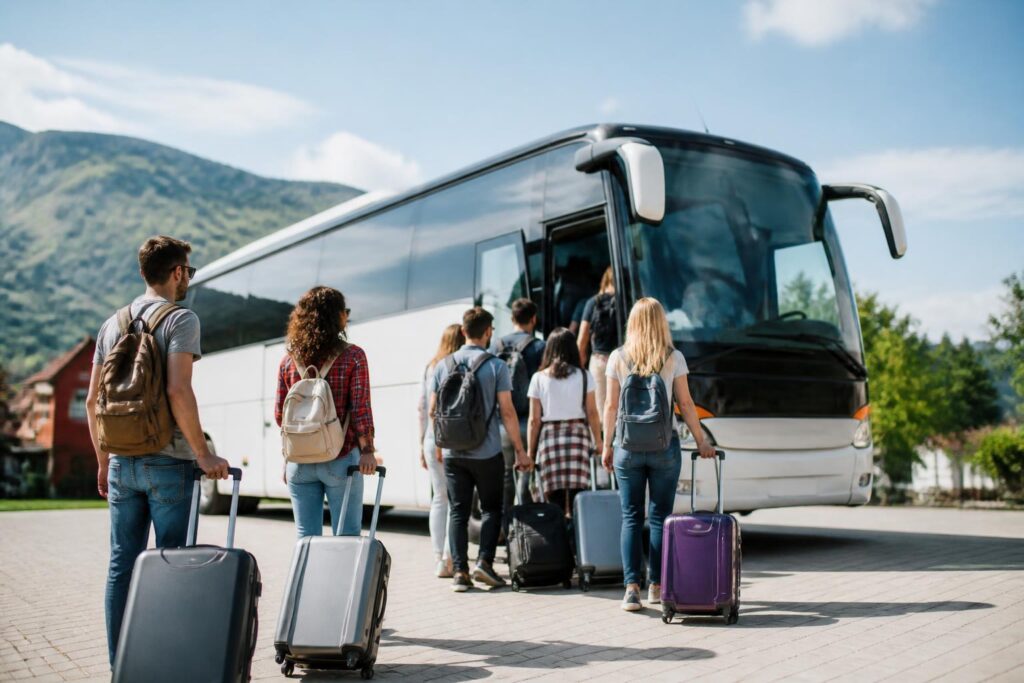 Gemeinsam in die Ferien: Warum ein Reisebus für größere Gruppen eine praktische Lösung ist